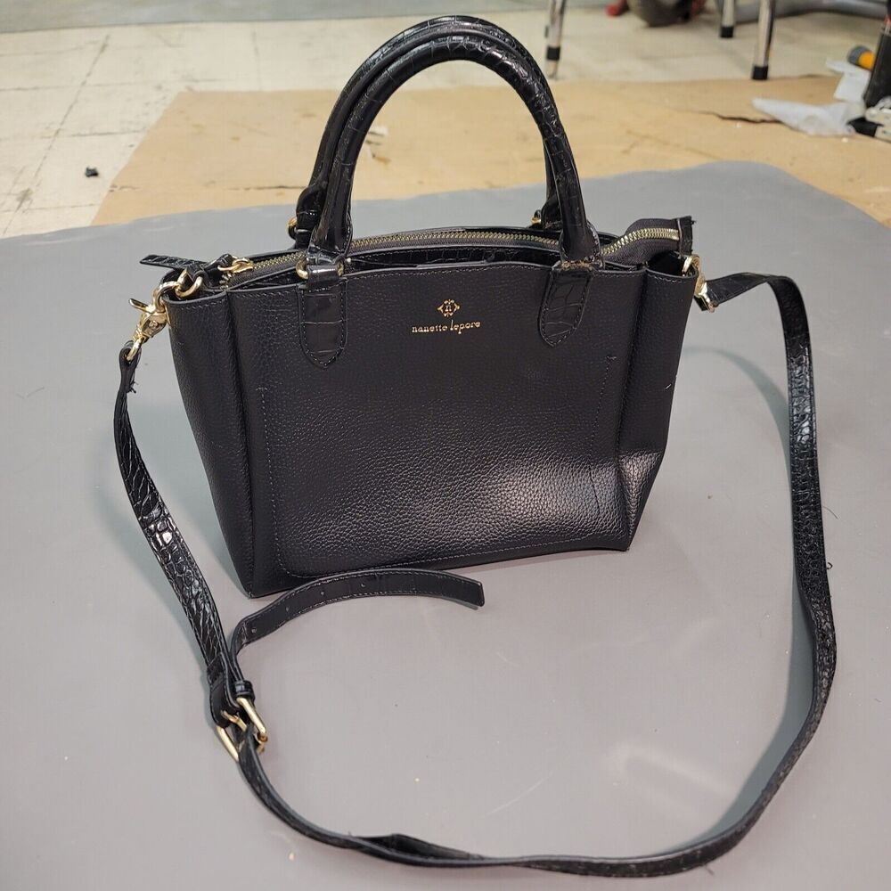 Nanette lepore Black 2 In One Purse Crossbody - Picture 3 of 15